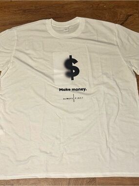 Make Money Graphic Short-Sleeve Tee - White